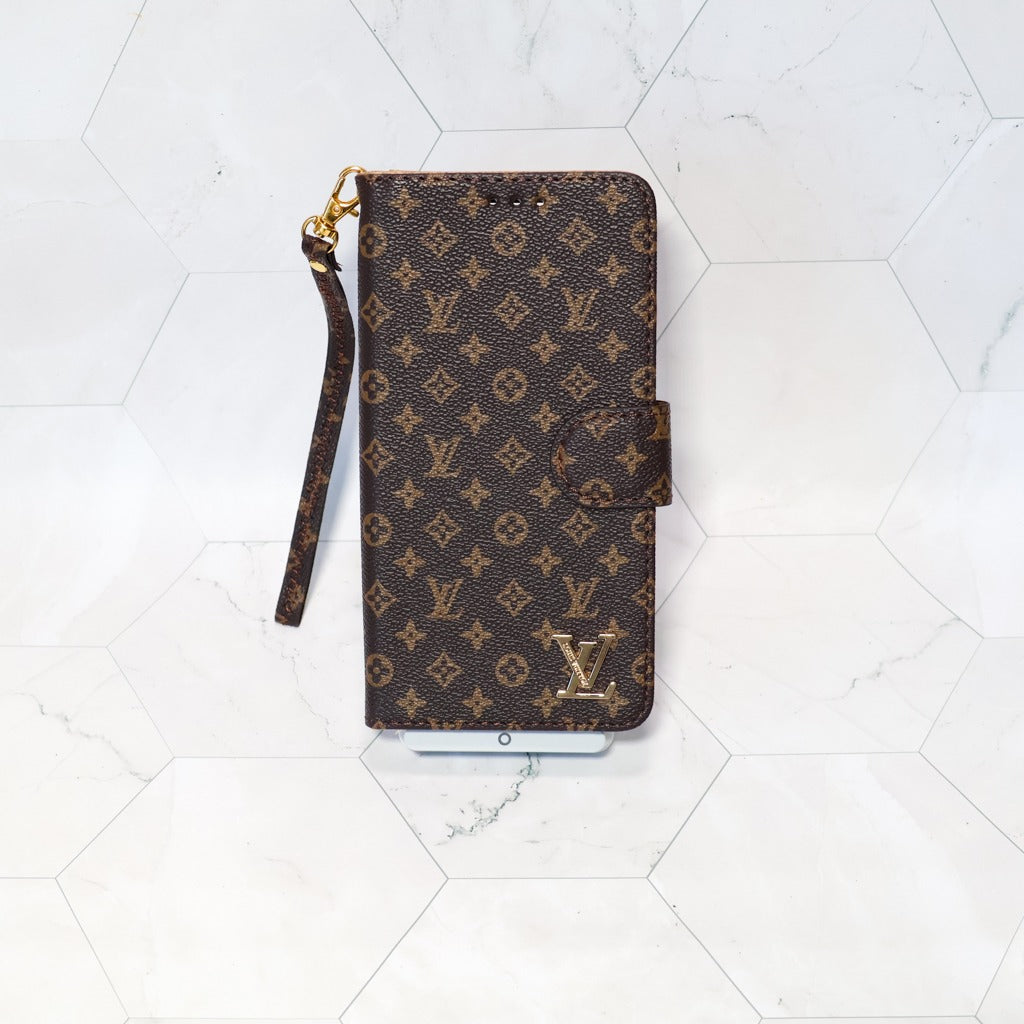 Classic Leather Wallet iPhone Case 14-17 Pro Max Plus Air