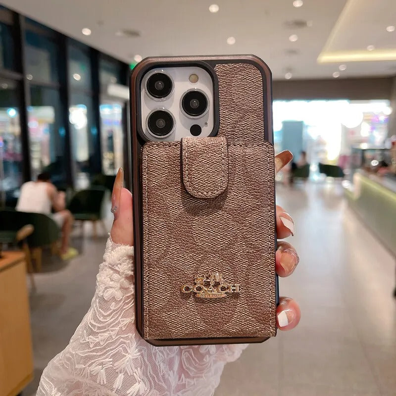 Classic Luxury iPhone Case With Wallet