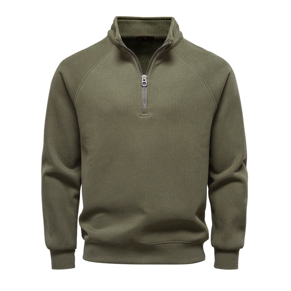 Men’s Half-Zip Stand Collar Sweatshirt