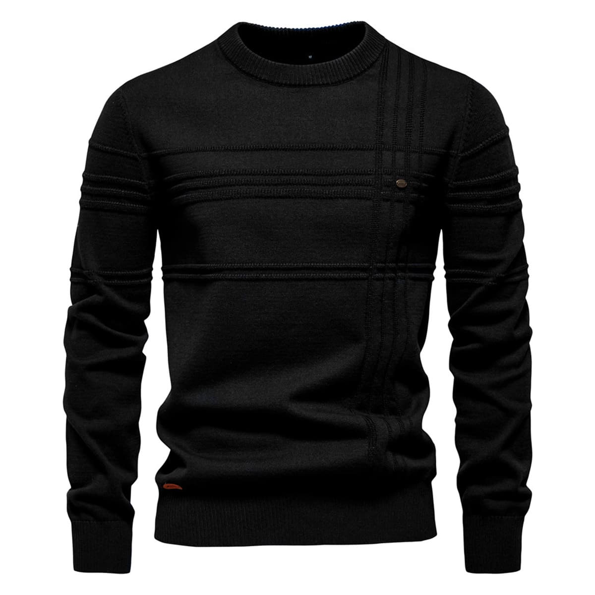 Men’s Crosshatch Crew Neck Sweater
