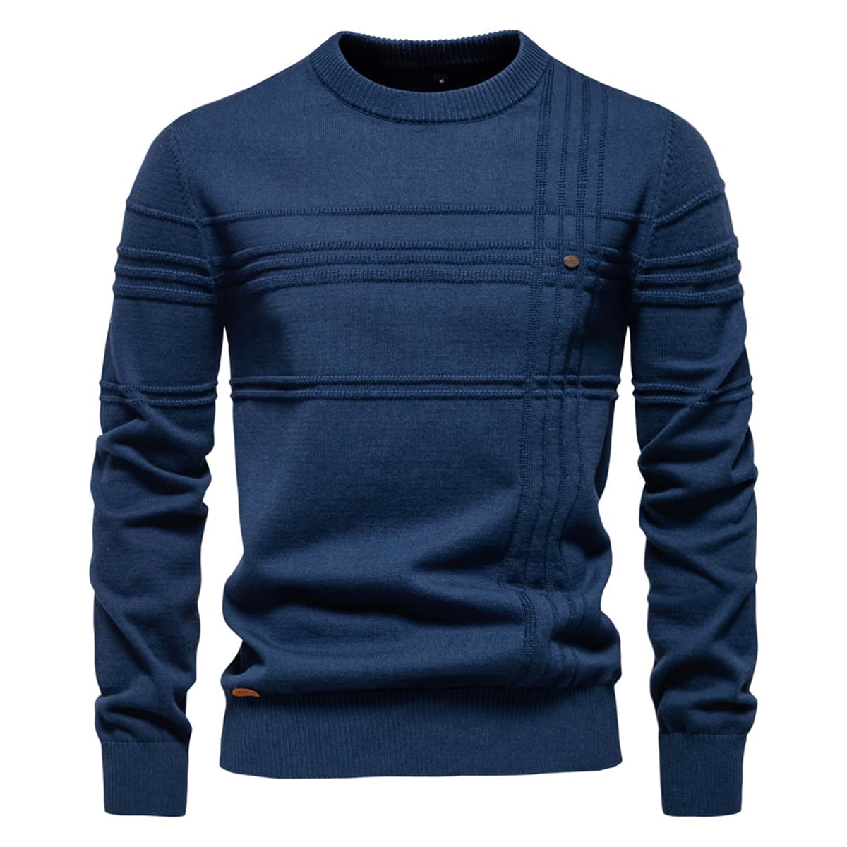 Men’s Crosshatch Crew Neck Sweater