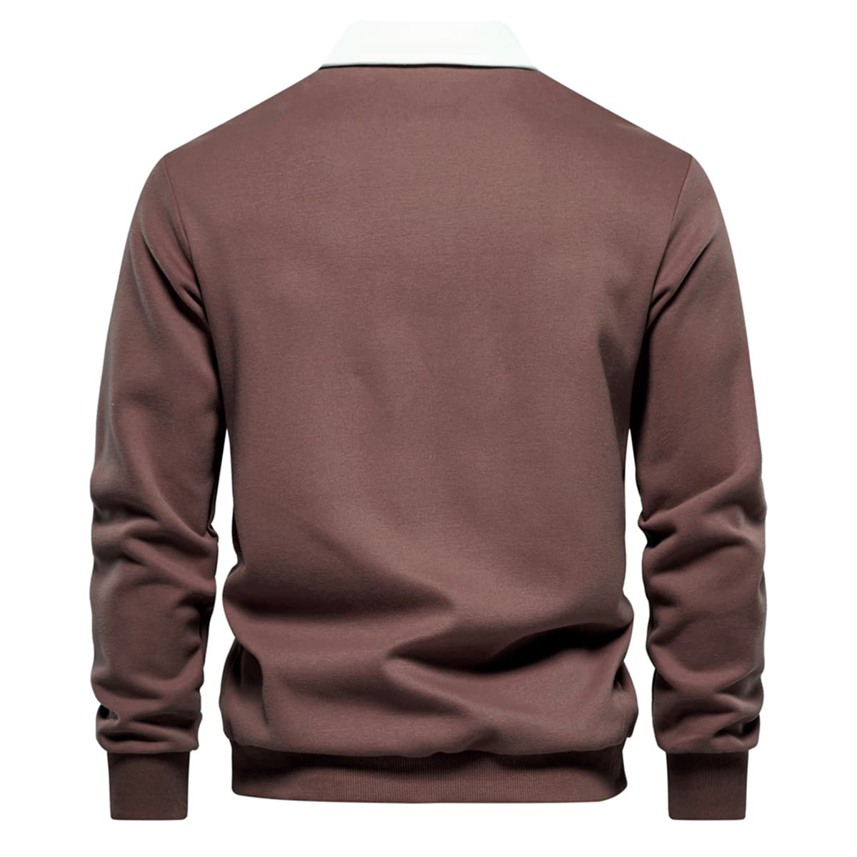 Men’s Polo Collar Sweatshirt