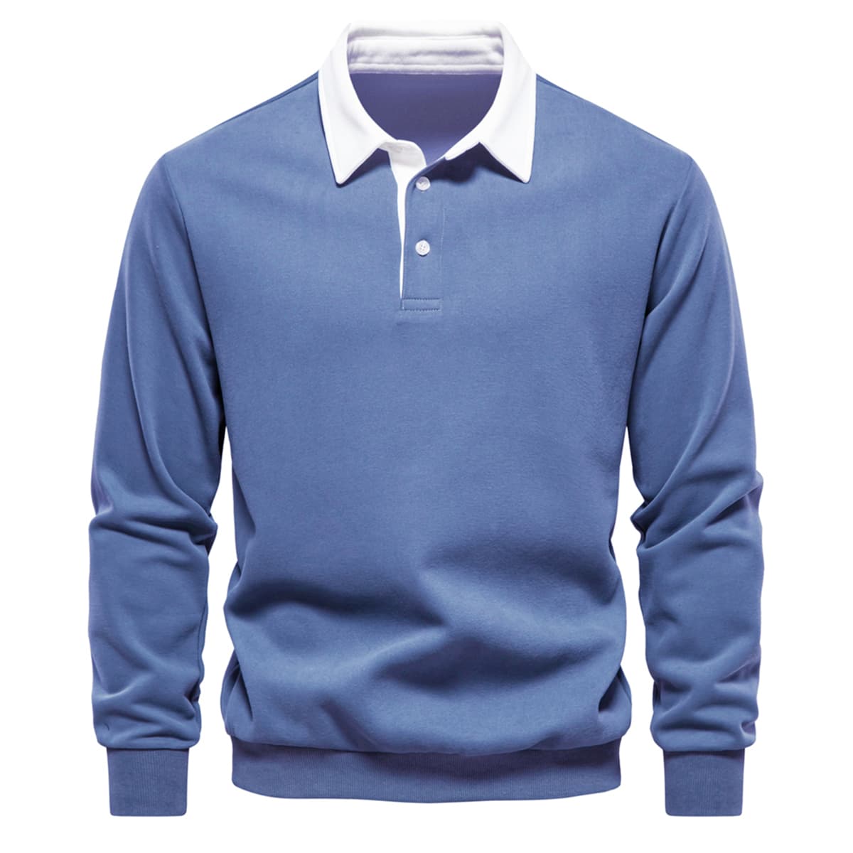 Men’s Polo Collar Sweatshirt