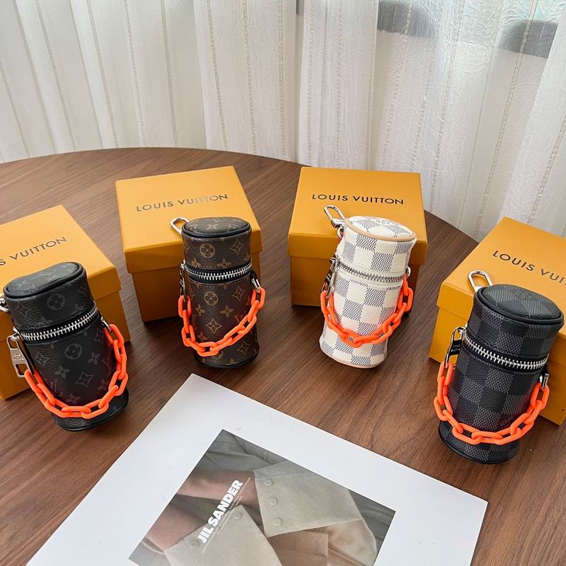 Designer Keychain Lipstick Holder Organizer