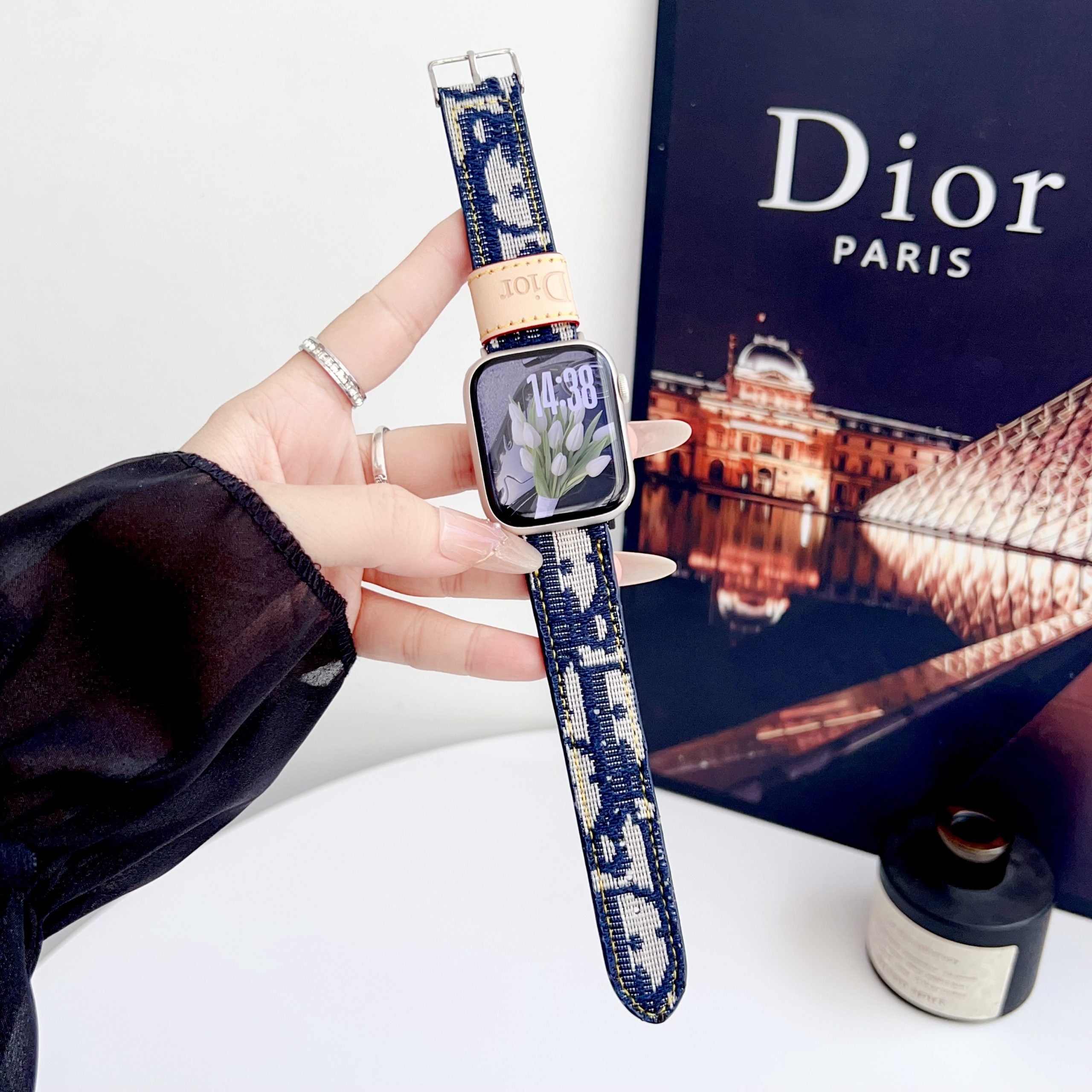 Fabric Dior Apple Watch Band