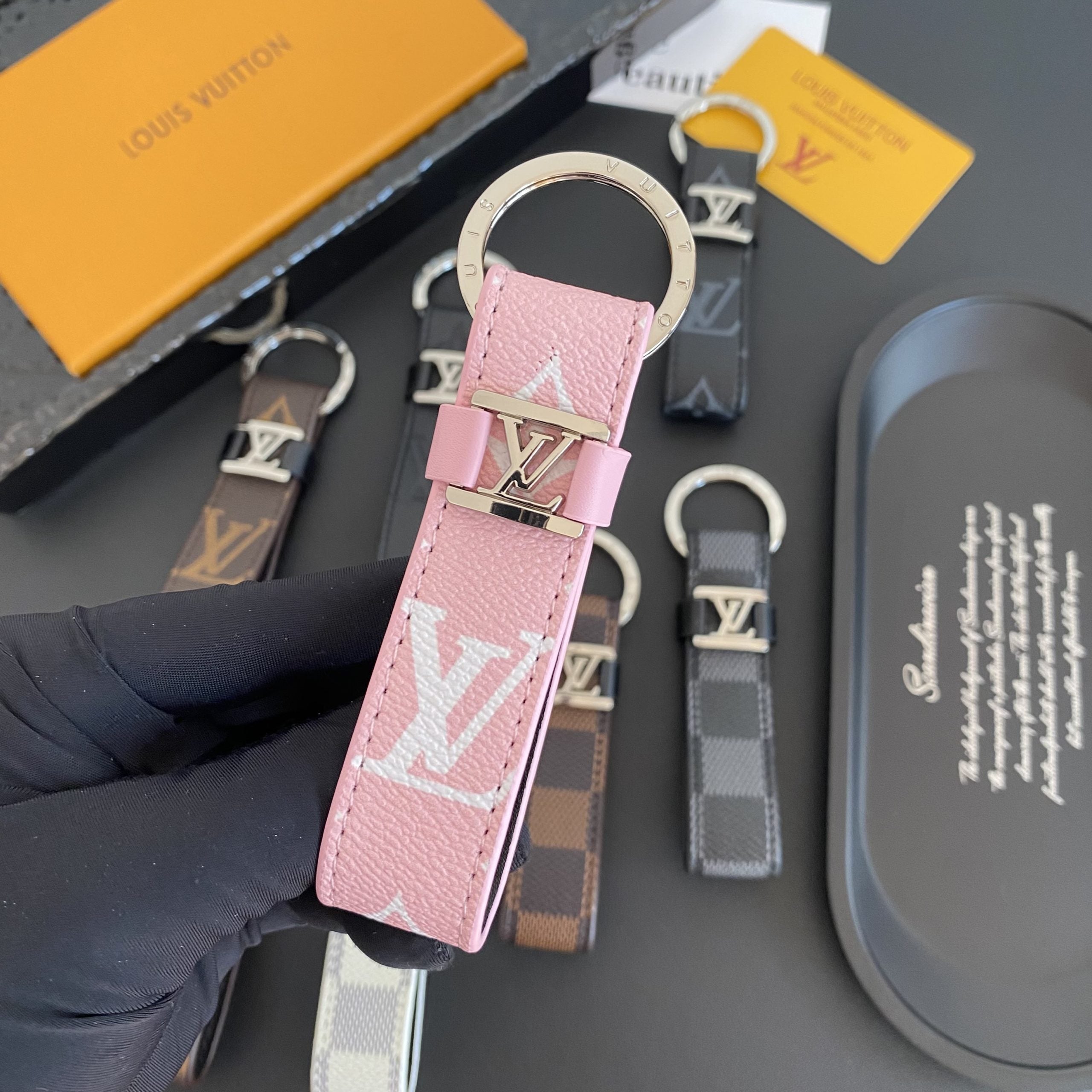 Dragonne Bag Charm Key Holder