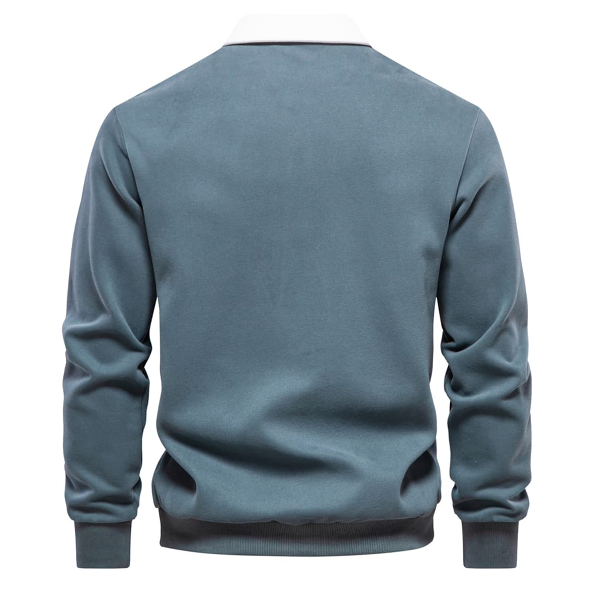 Men’s Polo Collar Sweatshirt