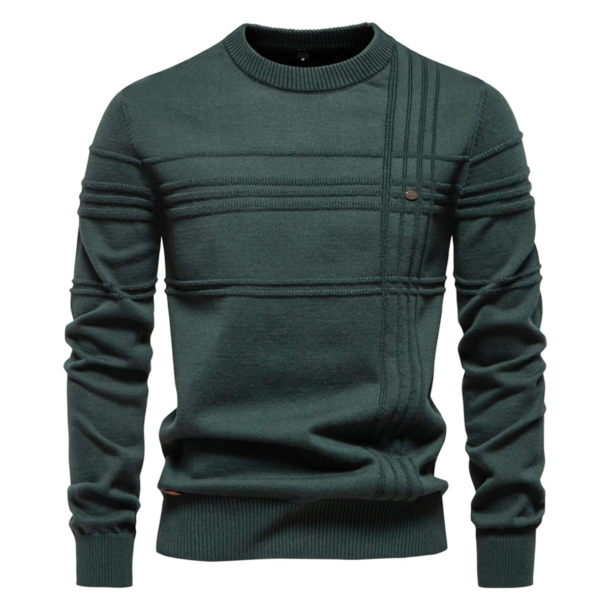 Men’s Crosshatch Crew Neck Sweater