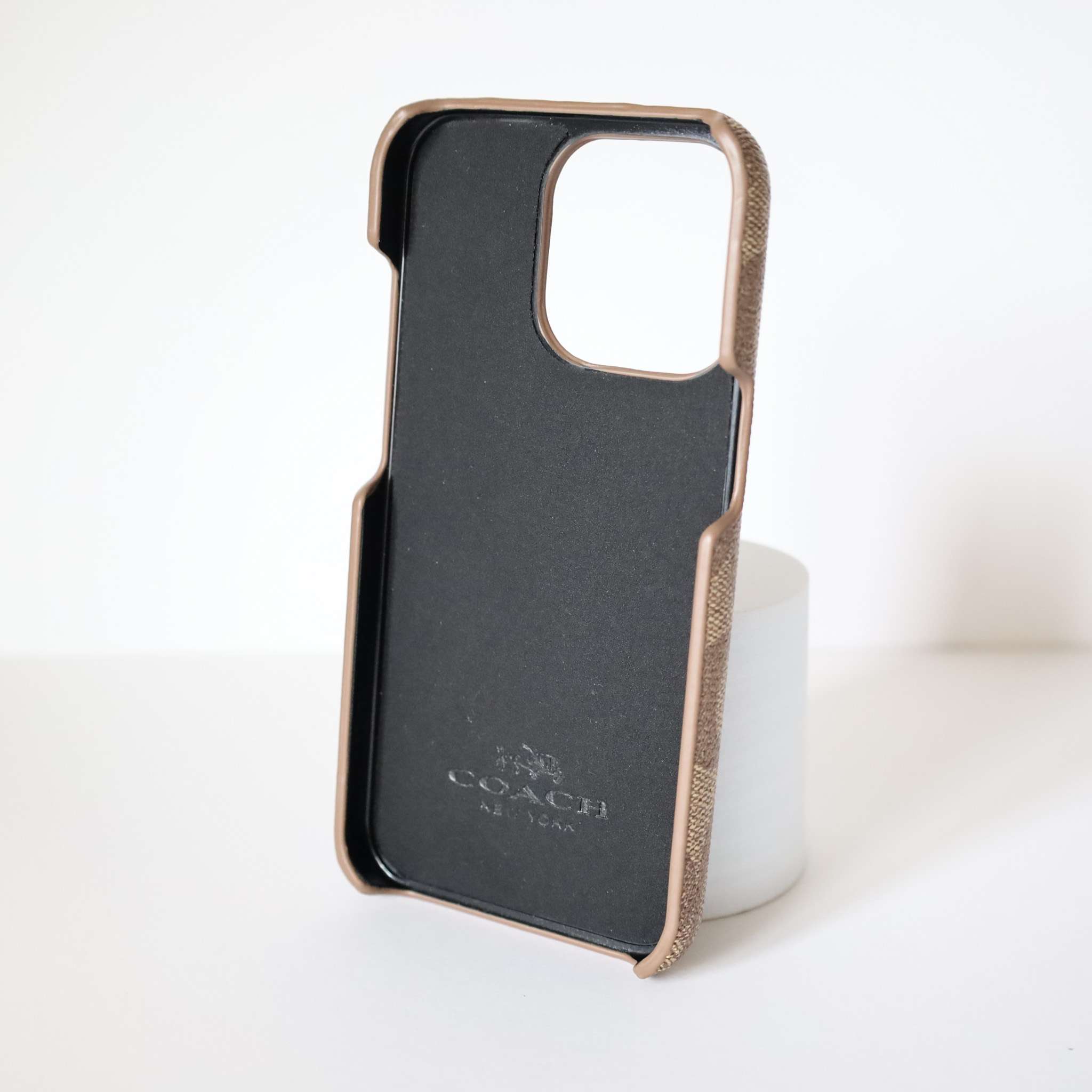 Coach iPhone 13 Pro Max Case Beige iPhone 11 12 13 Pro Max