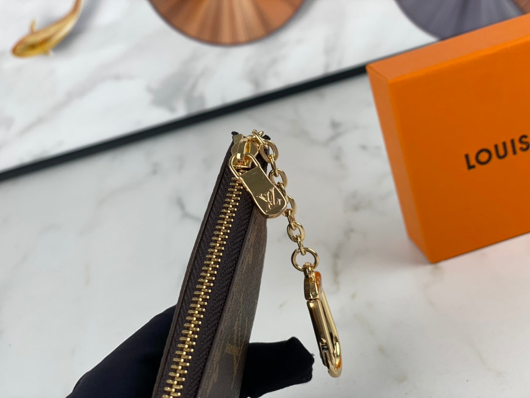 Louis Vuitton Key Pouch Brown Monogram
