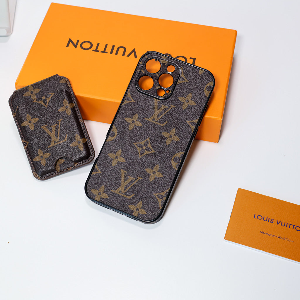 LV Magsafe iPhone Case With Card Holder 16/Pro/Pro Max/ Plus
