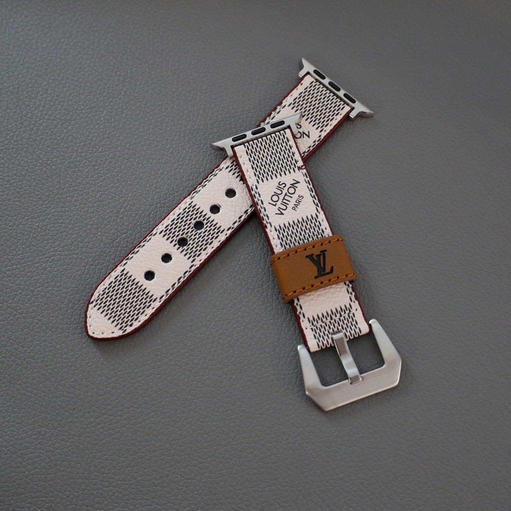 White Designer Apple Watch Band 