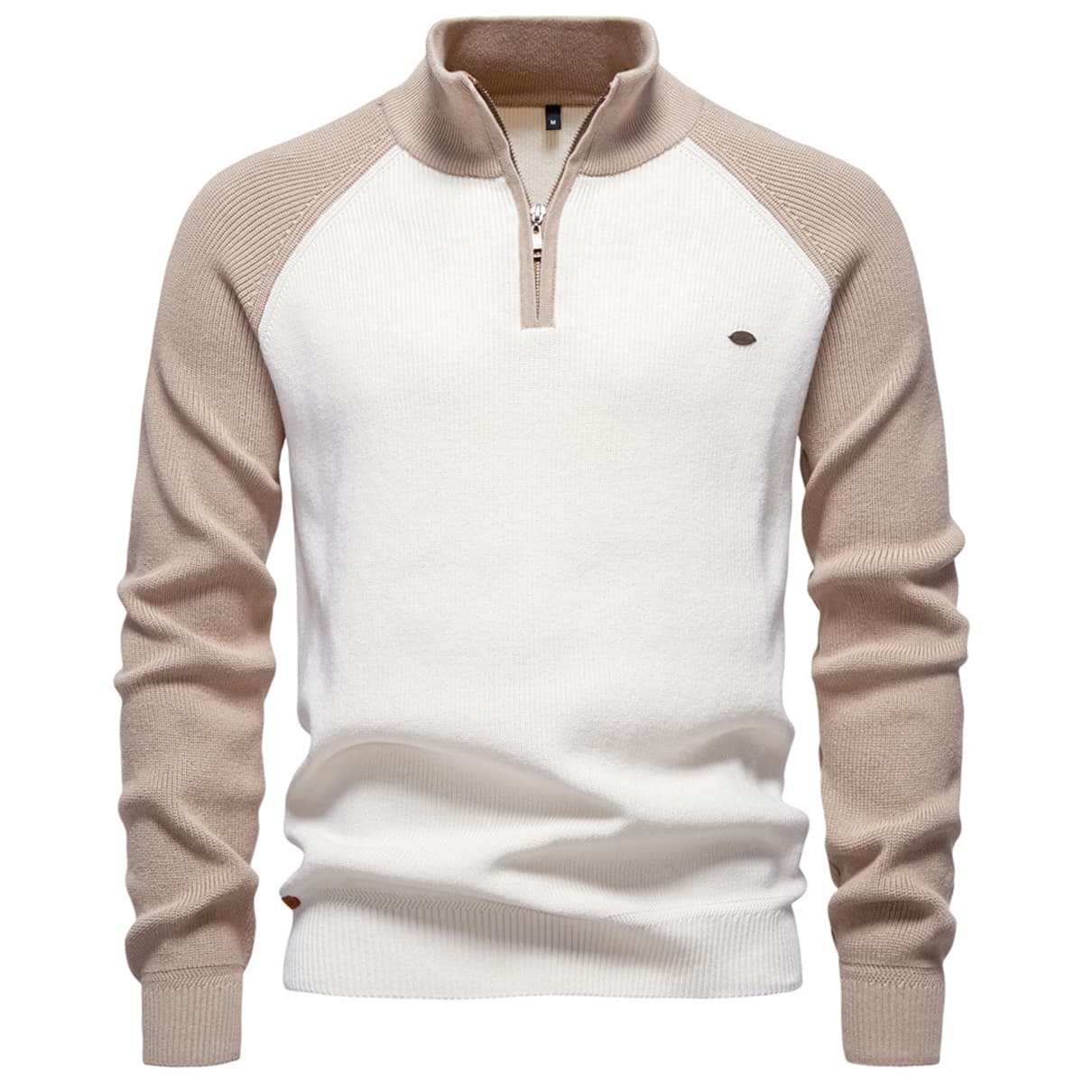 Men’s Colorblock Half-Zip Sweater