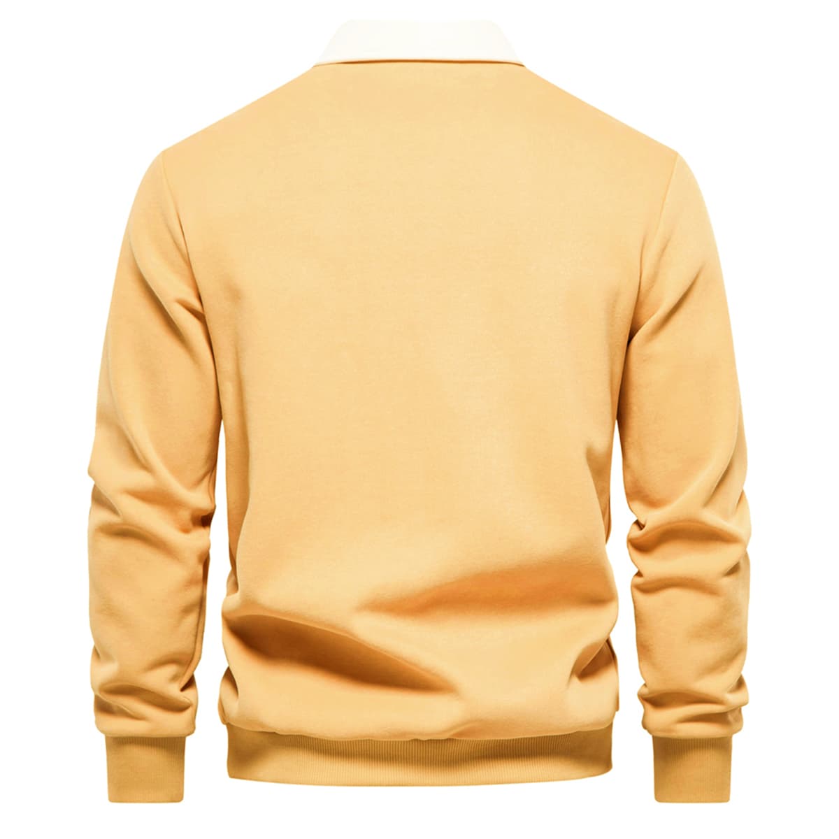 Men’s Long Sleeve Polo Collar Sweatshirt