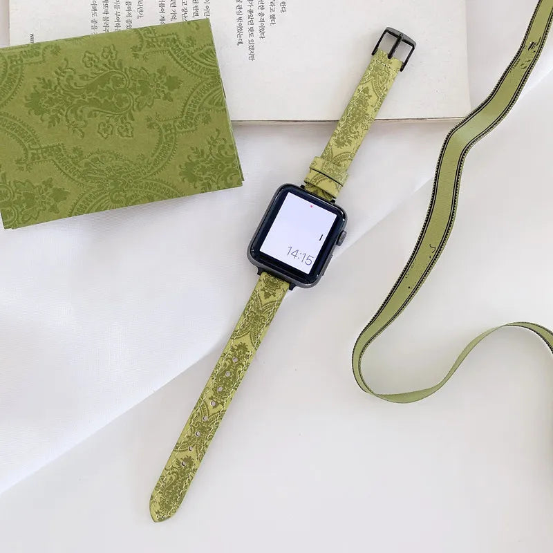 Designer Leather Watch Band for Apple Watches