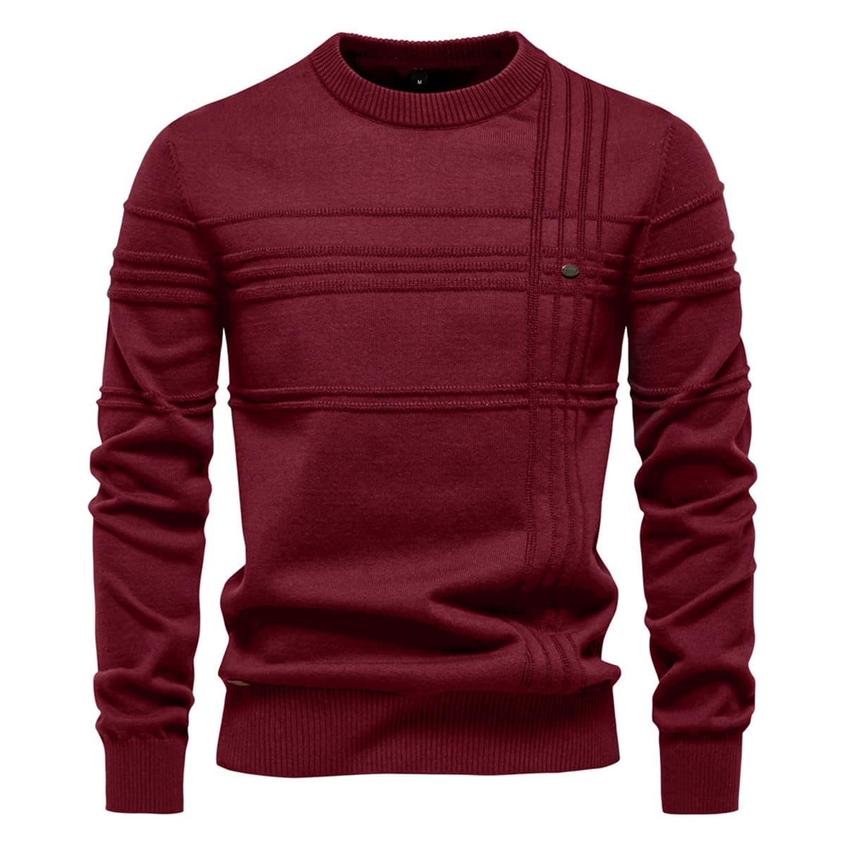 Men’s Crosshatch Crew Neck Sweater