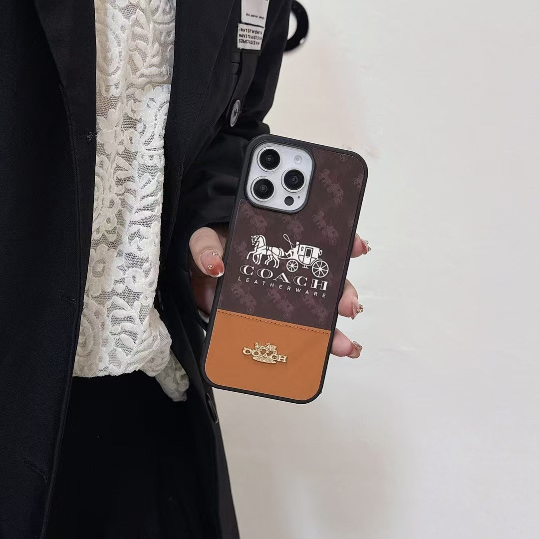 CH Color Block Print iPhone Case