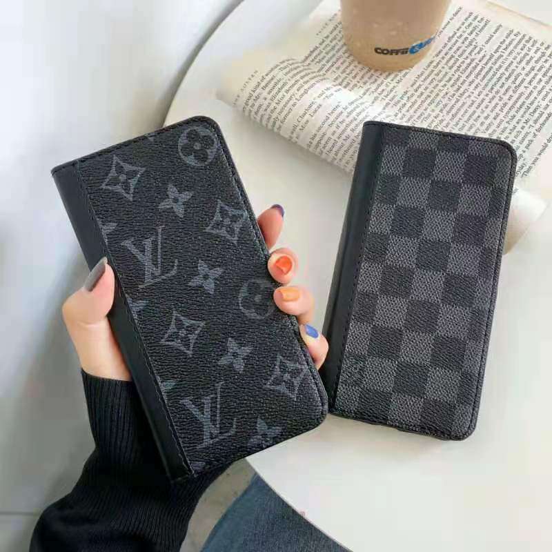LV iPhone Wallet Case Accent Color Edge