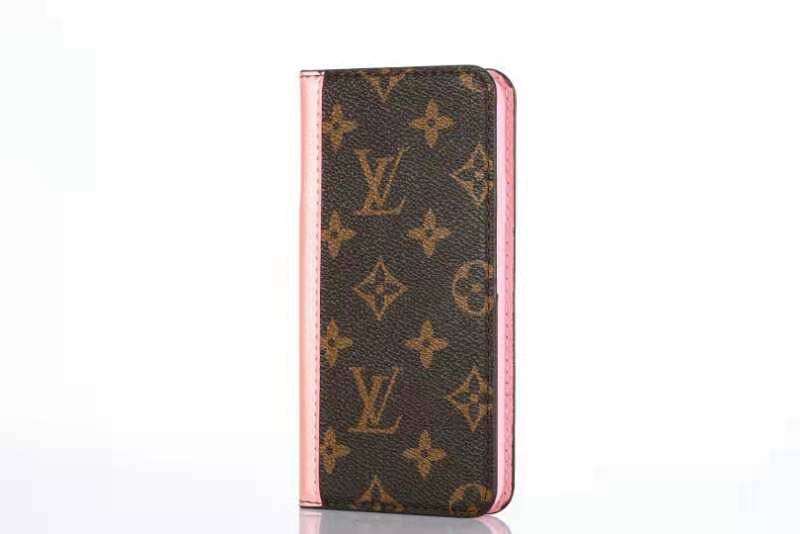 LV iPhone Wallet Case Accent Color Edge
