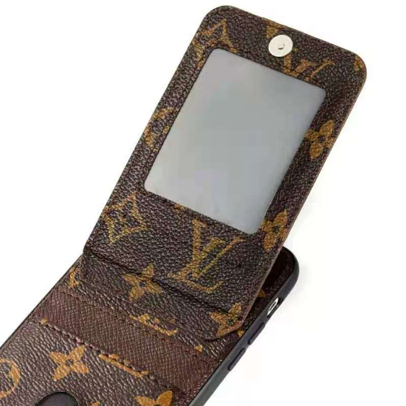 LV Card Case Folding Wallet Style iPhone X 16 Series