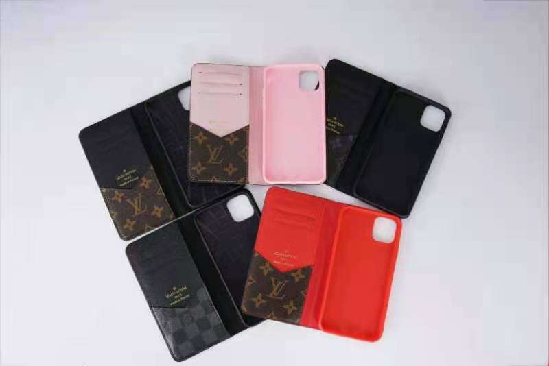 LV iPhone Wallet Case Accent Color Edge