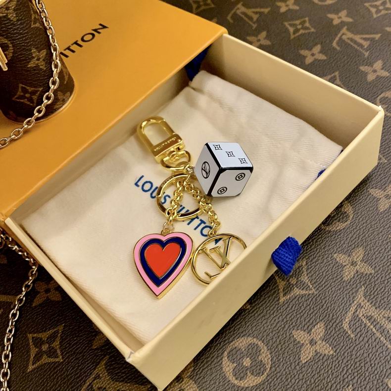Heart and Cube Luxury Key Chain HandBag Charm