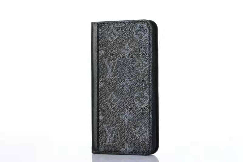 LV iPhone Wallet Case Accent Color Edge