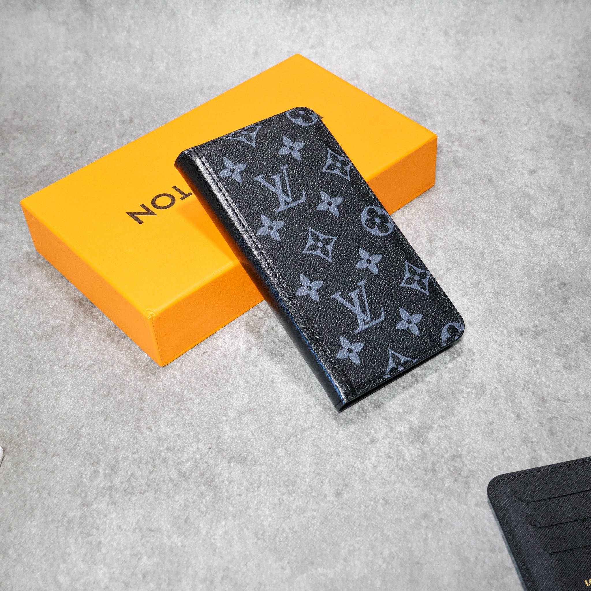 iPhone Wallet Case LV Leather for 1217 / Pro / Pro Max / Plus