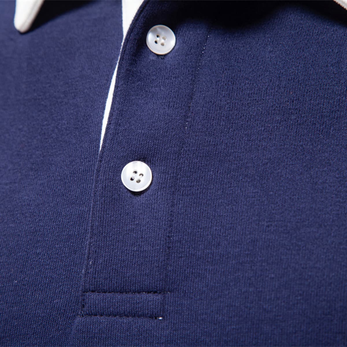 Men’s Polo Collar Sweatshirt