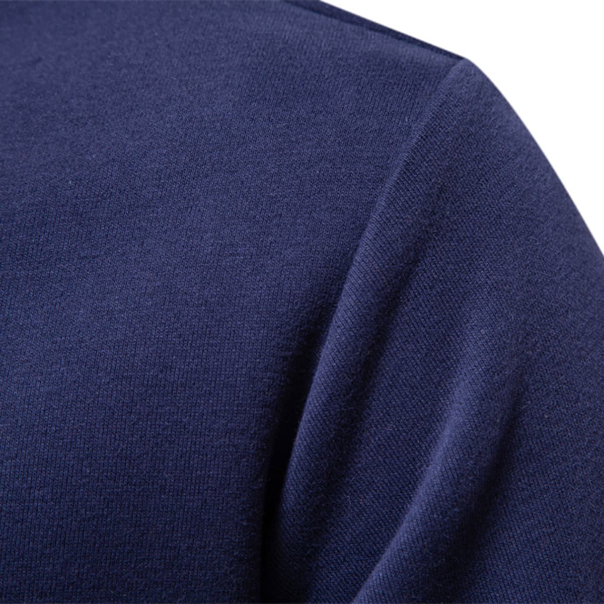 Men’s Long Sleeve Polo Collar Sweatshirt