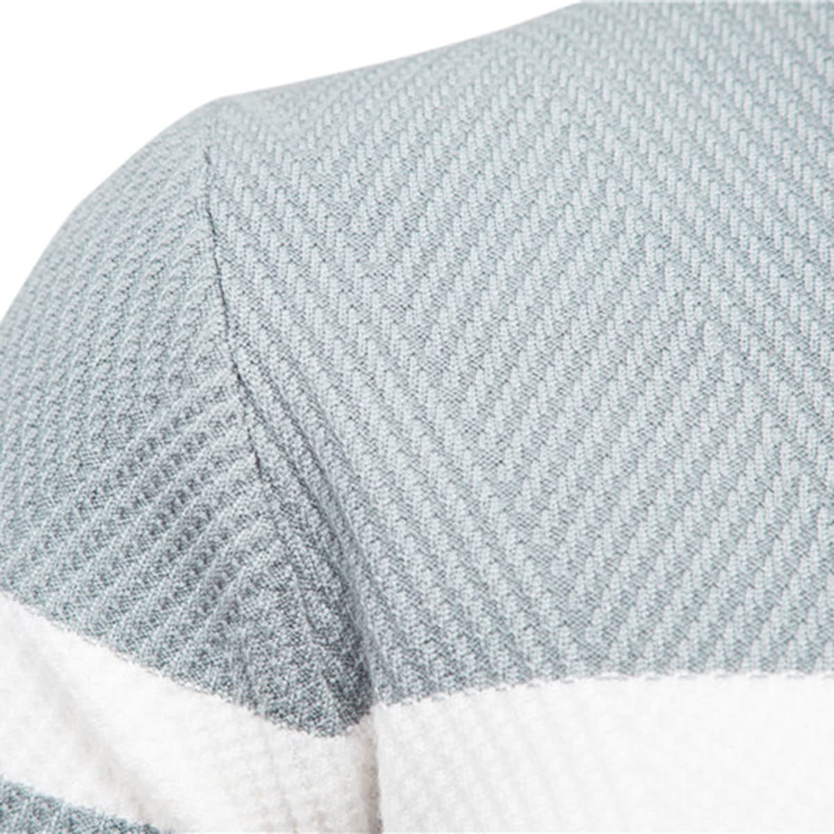 Men’s Cotton Crewneck Striped Sweater