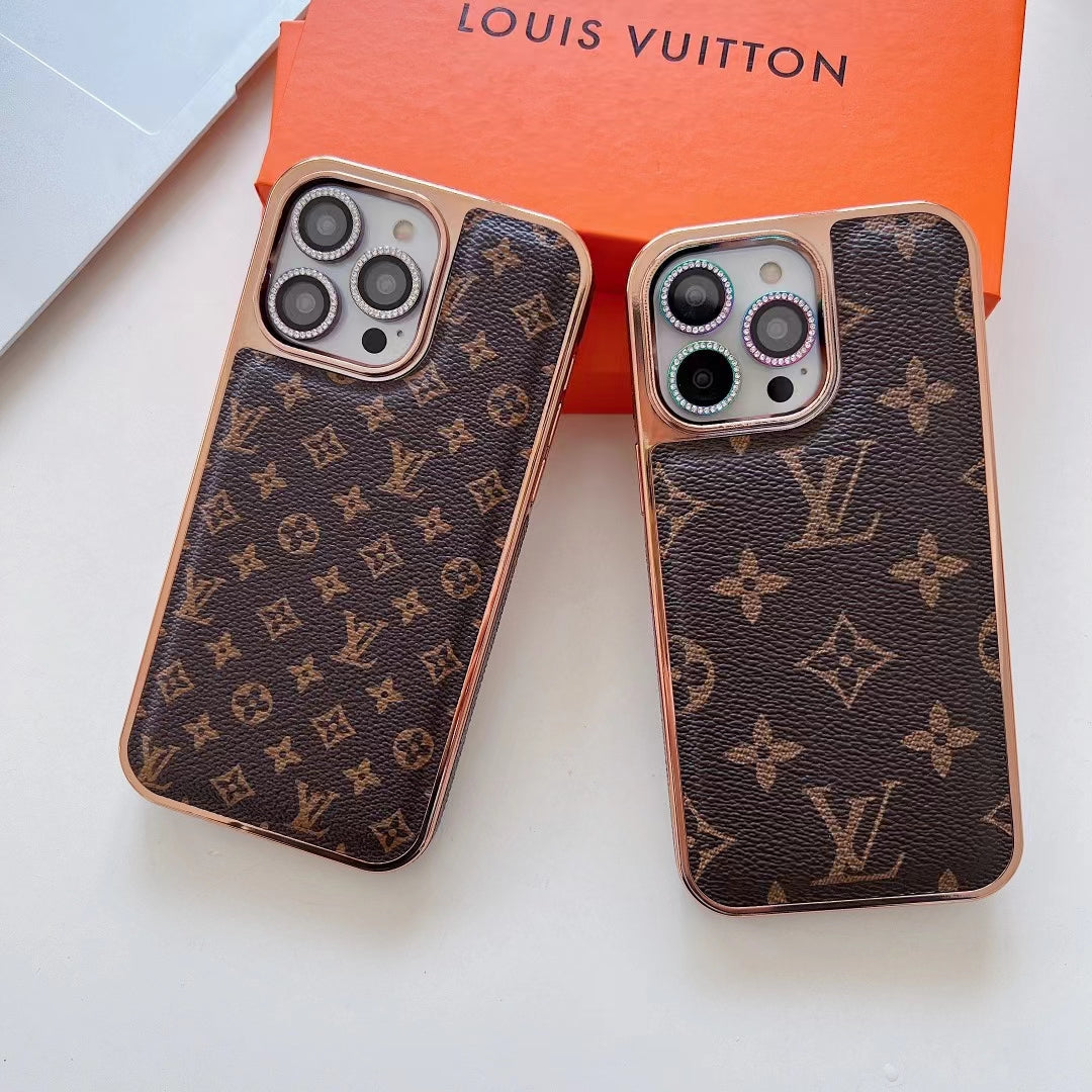 Louis V Monogram Phone Case for iPhone 16 Pro Max Plus Series