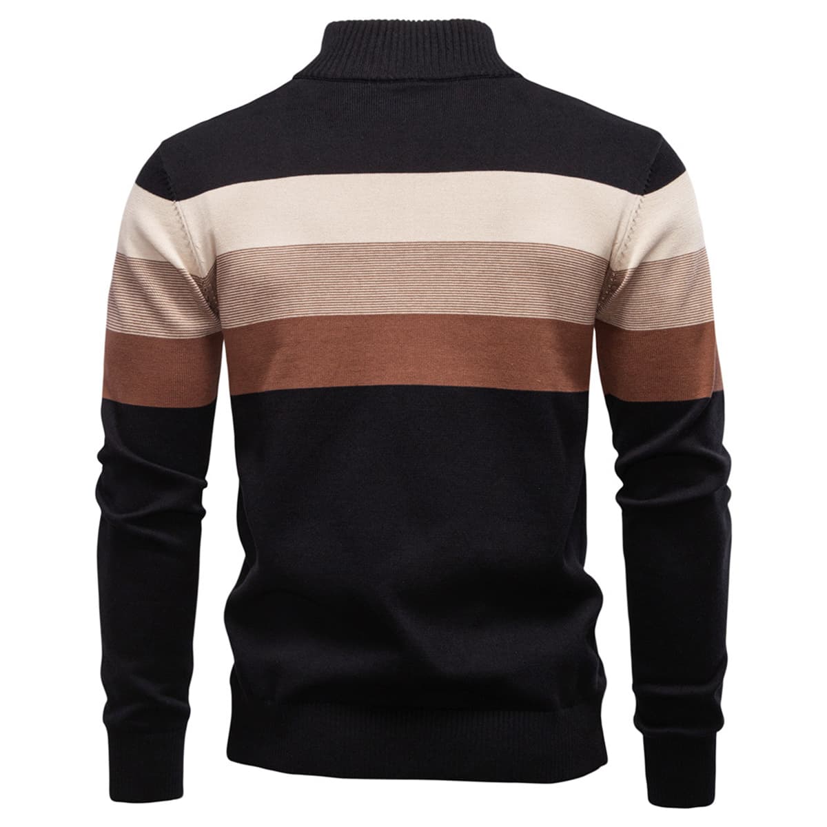 Men’s Classic Colorblock Half-Zip Sweater