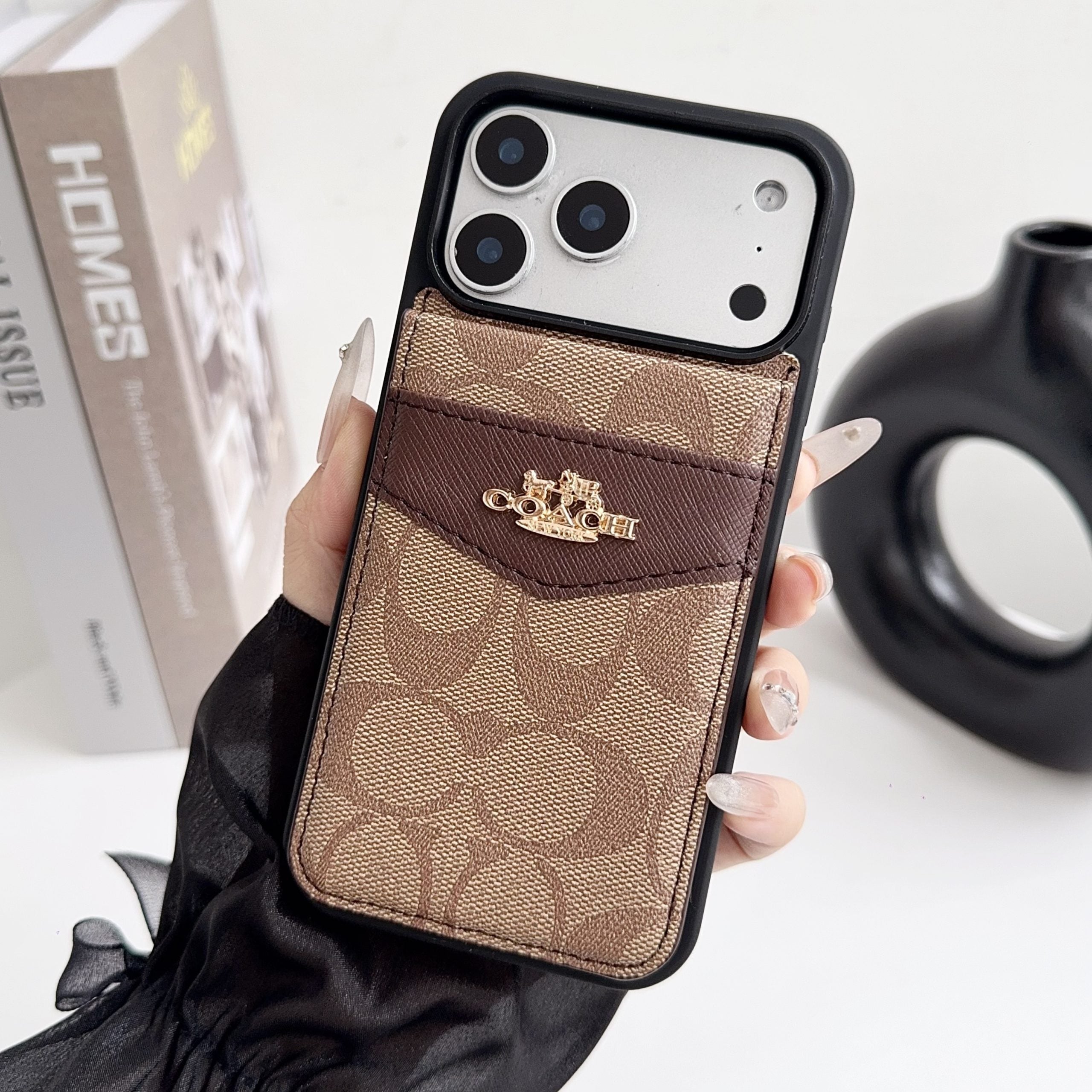 Card Holder Coach iPhone Case for 17 series