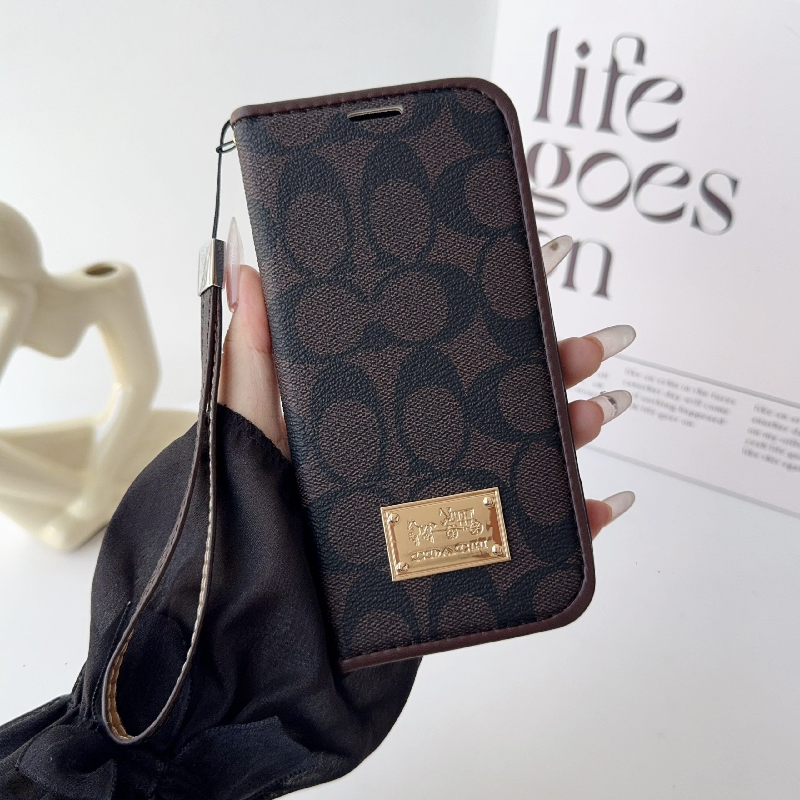 Coach Holster Wallet Case for iPhone