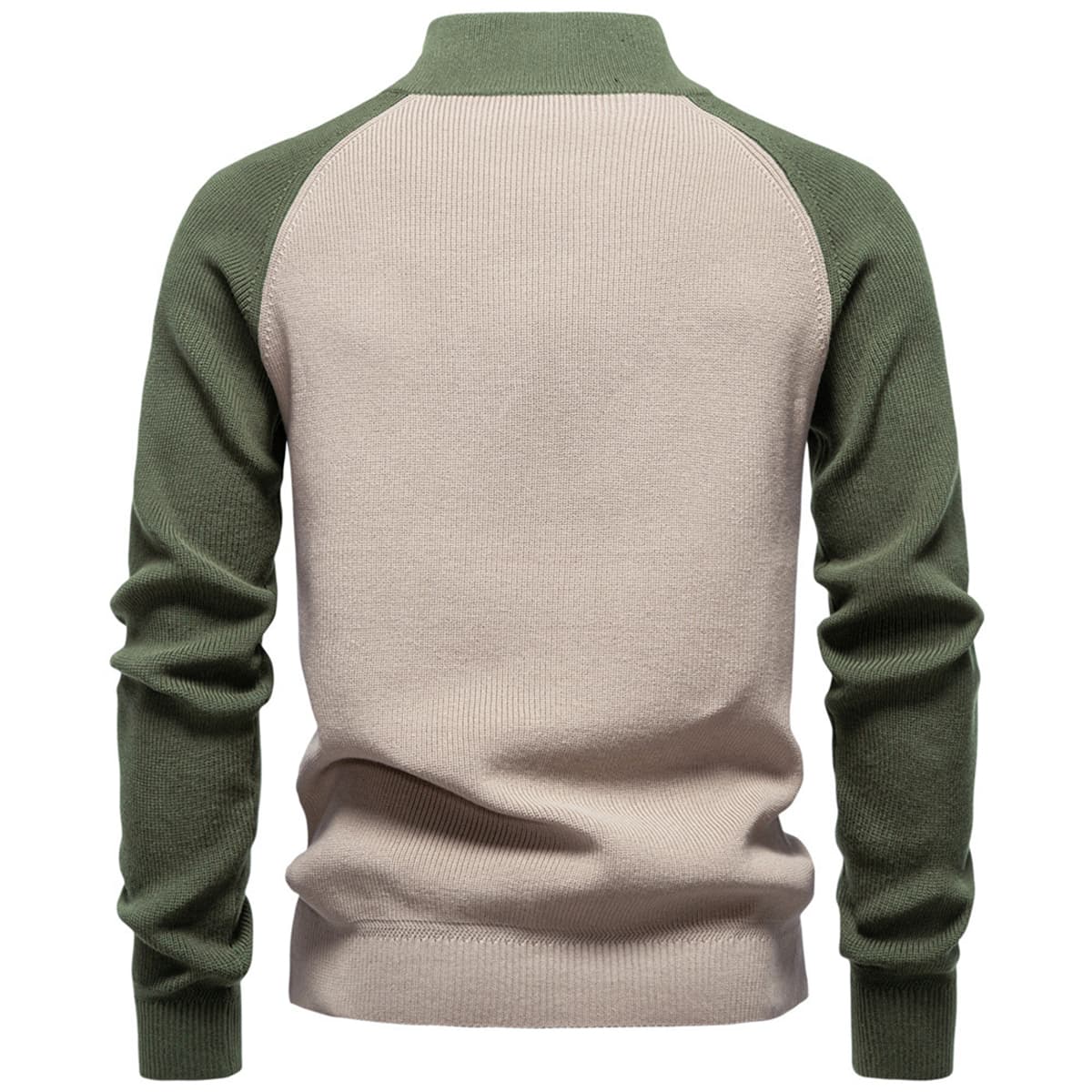 Men’s Colorblock Half-Zip Sweater