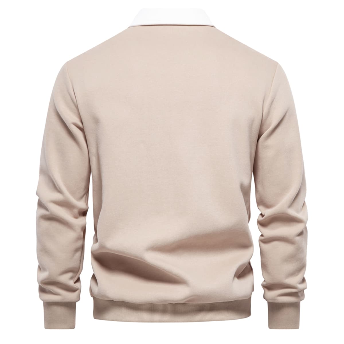 Men’s Polo Collar Sweatshirt