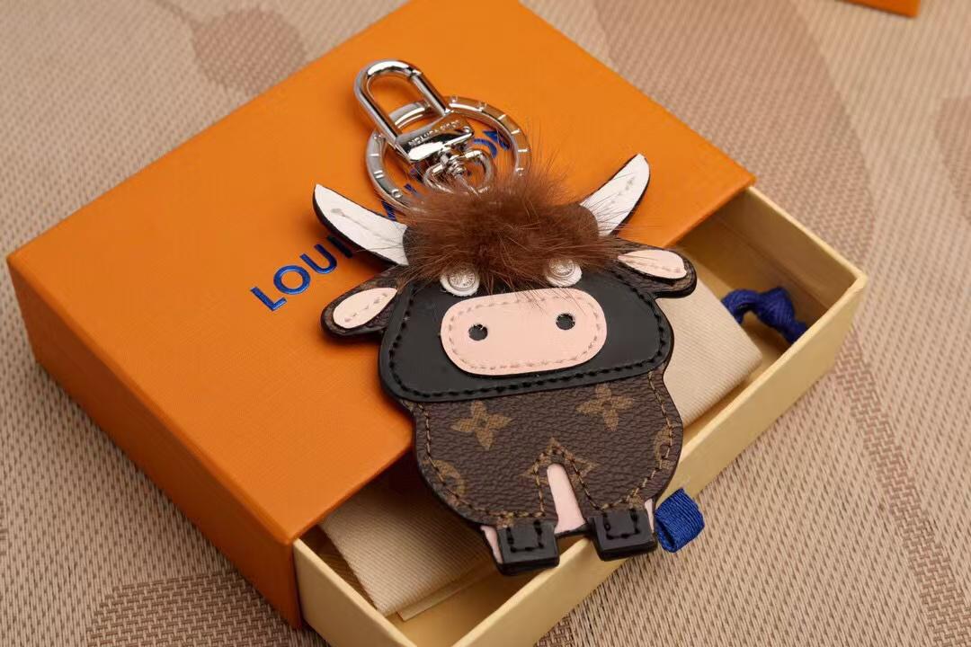 LV Cow KeyChain Bag Charm