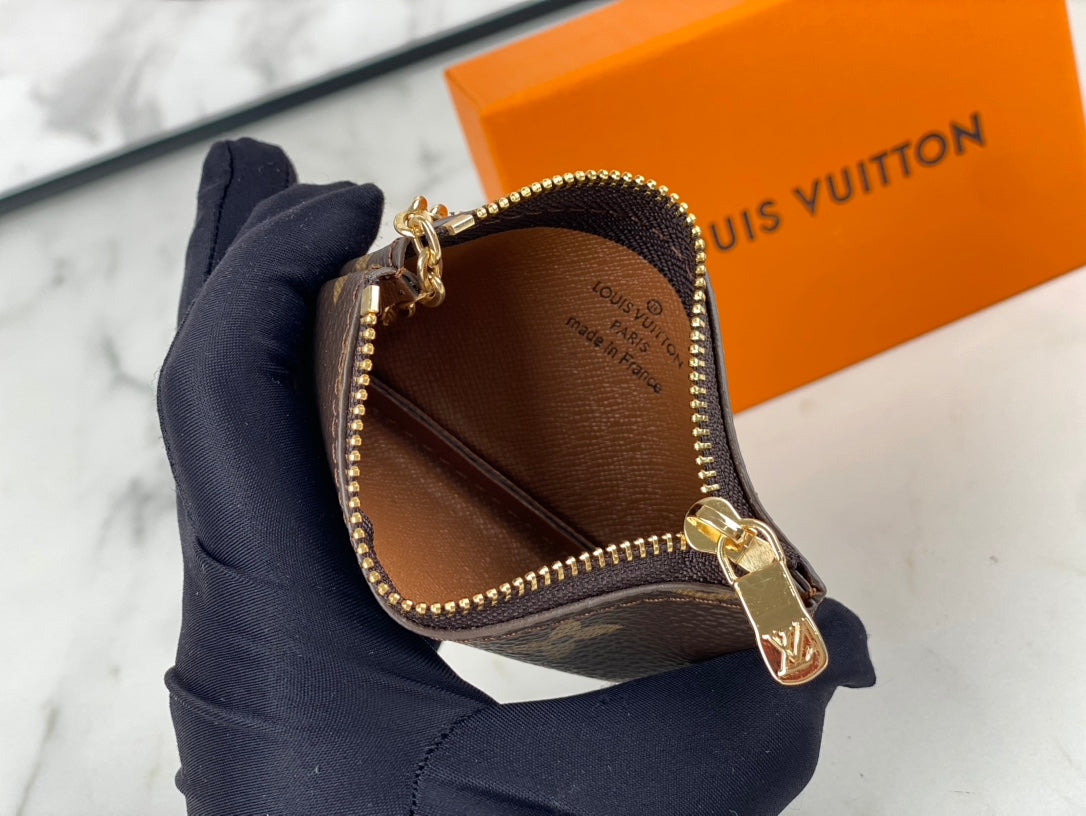 Louis Vuitton Key Pouch Brown Monogram