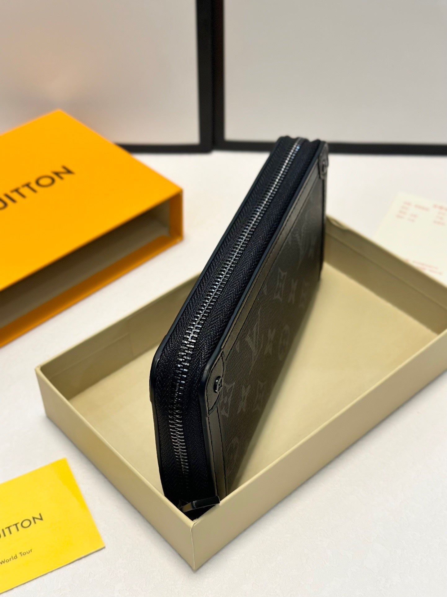 LV Zippy Wallet Black Monogram
