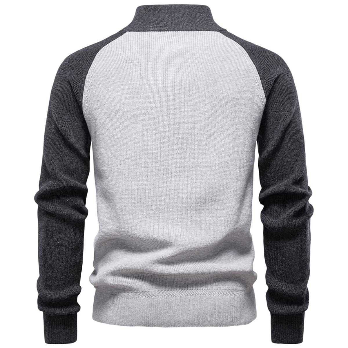 Men’s Half-Zip Colorblock Pullover Sweater