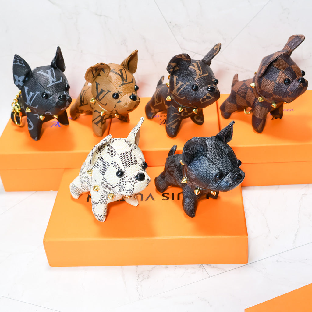 Louis Vuitton French Bulldog Keychain
