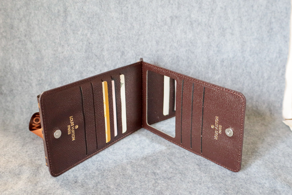 LV Phone Bag Crossbody Mini Wallet Credit Card Slots and Mirror