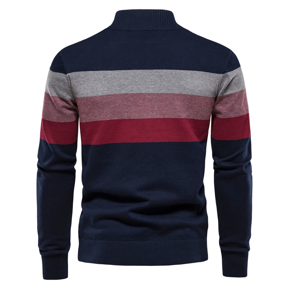 Men’s Classic Colorblock Half-Zip Sweater