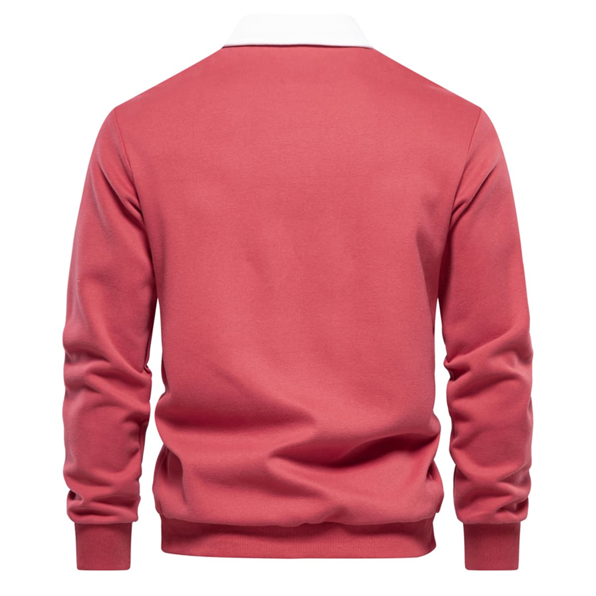 Men’s Polo Collar Sweatshirt