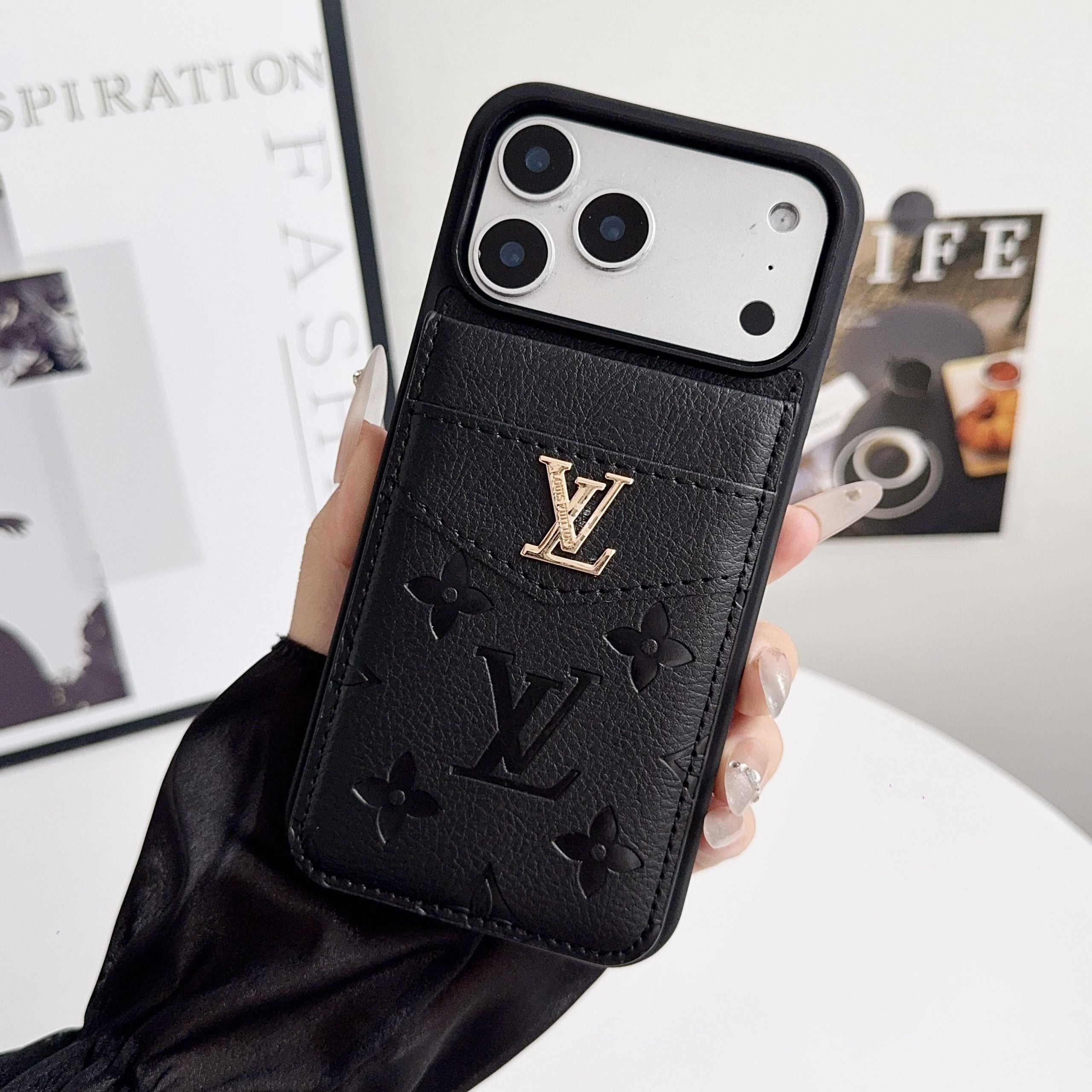 Louis Vuitton Card Holder iPhone Case for 17 Series