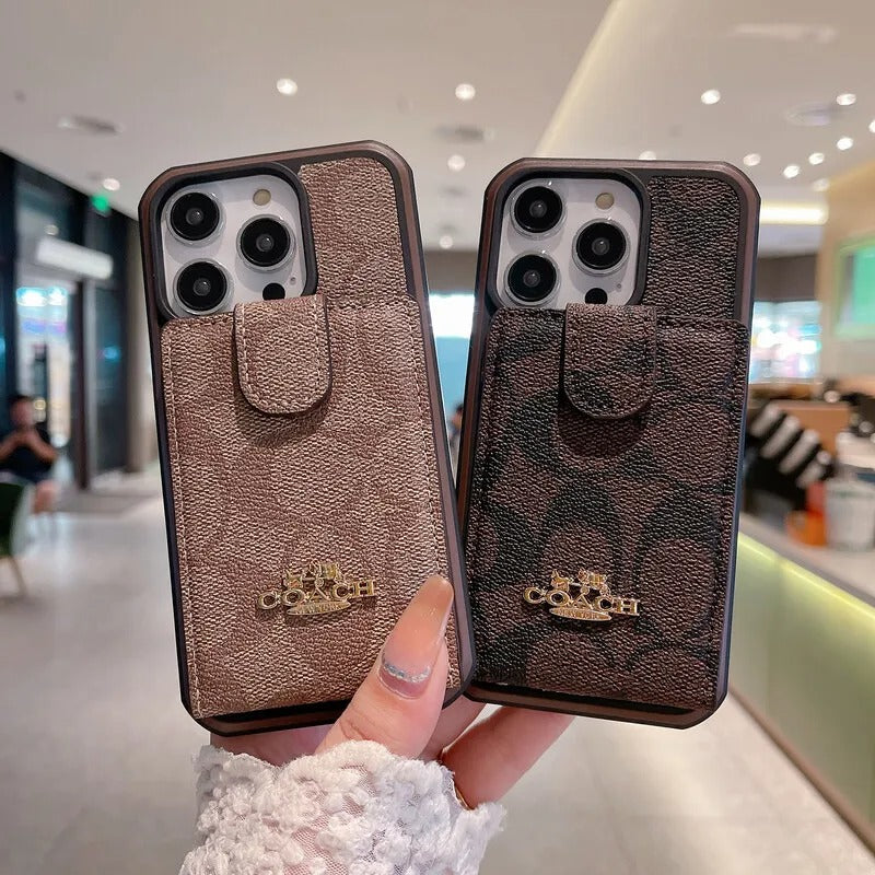Classic Luxury iPhone Case With Wallet