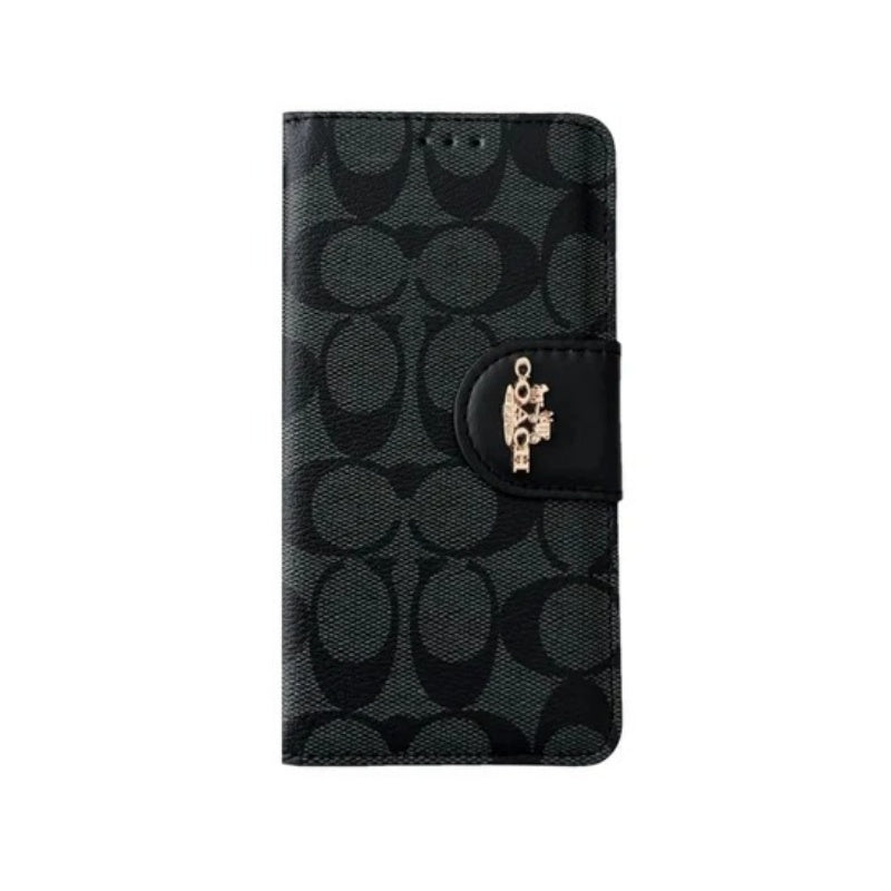 Leather Flip iPhone Case  With Card Holder