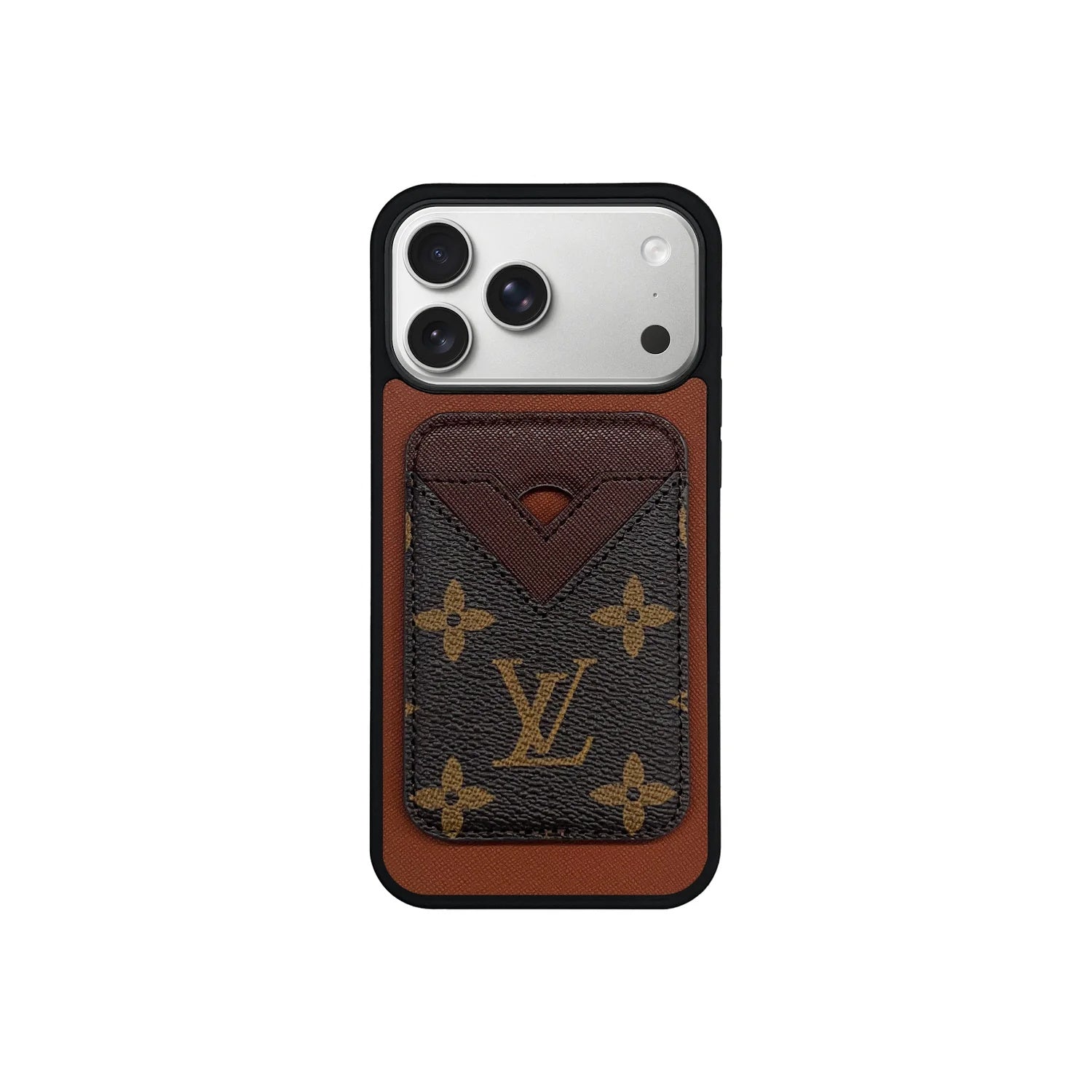 Retro Coffee Card Pocket iPhone Case