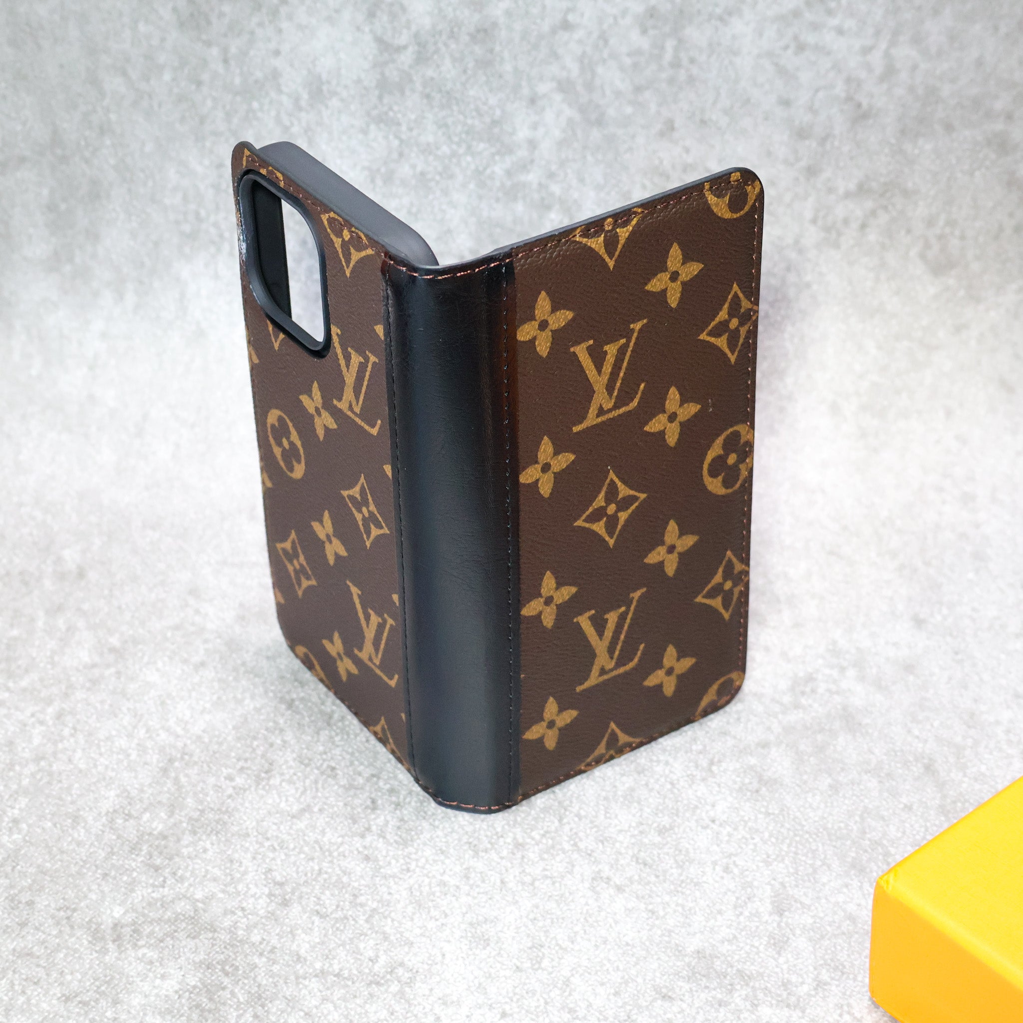 iPhone Wallet Case LV Leather for 1217 / Pro / Pro Max / Plus